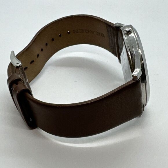Skagen Jorn SKW6150 Men\'s Brown Leather Analog Dial Quartz Wrist Watch JNA551 main image 9